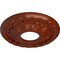 Ekena Millwork Leaf Ceiling Medallion (Fits Canopies up to 4 3/4"), 11 3/8"OD x 3 5/8"ID x 1 1/8"P, Firebrick CM11LFFIF - alternate 2